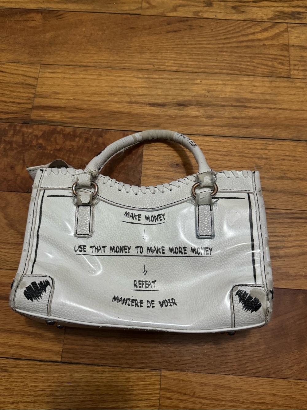 MANIERE DE VOIR Graffiti Handbag